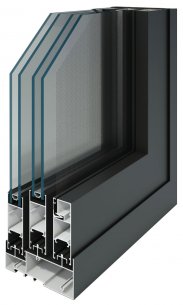 4126 三轨带纱推拉窗