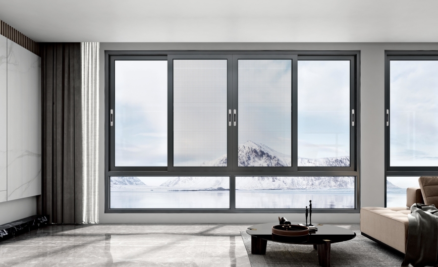 4126 三轨带纱推拉窗